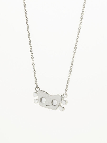 The Traveling Man Laughs - sterling silver