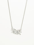 The Traveling Man Laughs - sterling silver w/CZ stones
