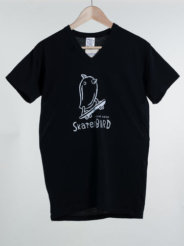 SkaterBIRD hand drawn look - women's t-shirt