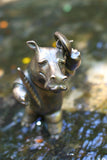 Brad Oldham bronze hippo sculpture Frenchman