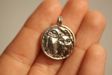 John & Abigail - sterling silver