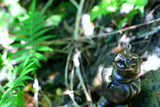 Brad Oldham bronze hippo sculpture with a kiss